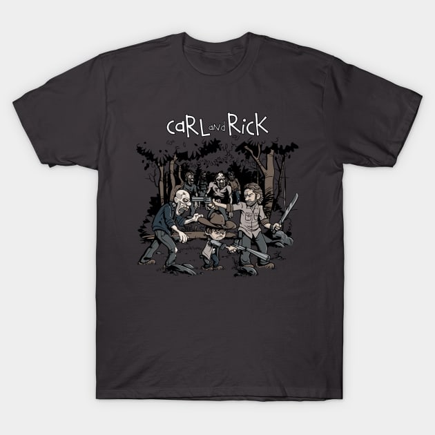 Carl & Rick T-Shirt by SixEyedMonster